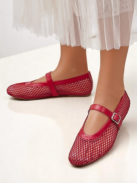 Royalfashion Dámske balerínky s vyrezávaním a remienkom Naommi