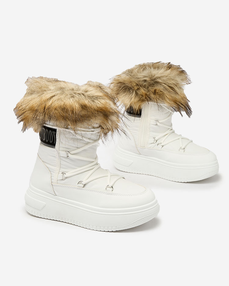 Royalfashion slip-on topánky a\'la snow boots for women Gomillo