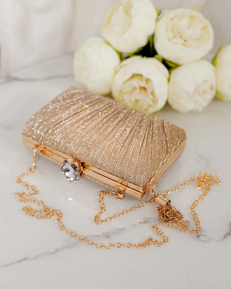 Royalfashion Glitter Small Handbag for Women