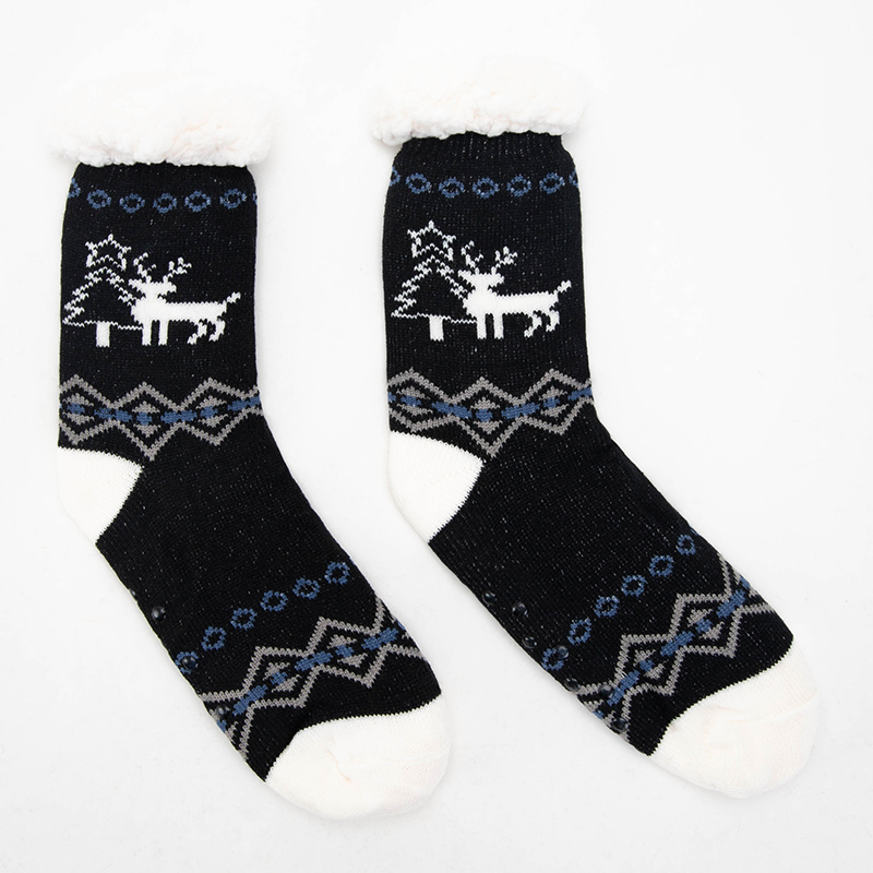Dámske zimné ponožky so vzormi - Spodná bielizeň