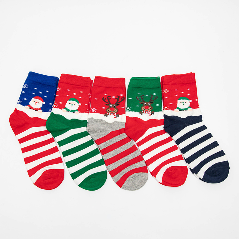 Dámske vianočné ponožky 5 / balenie - Spodná bielizeň