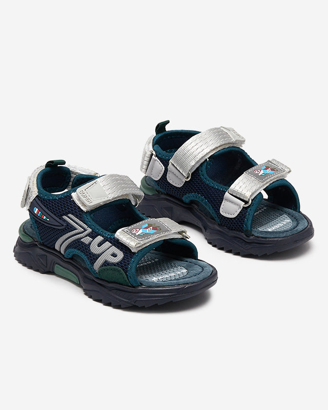 Doniso námornícke a zelené detské sandále - Topánky