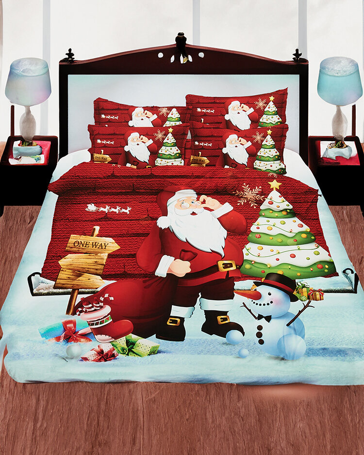 Royalfashion Vianočná posteľná súprava 160x200 3-dielna