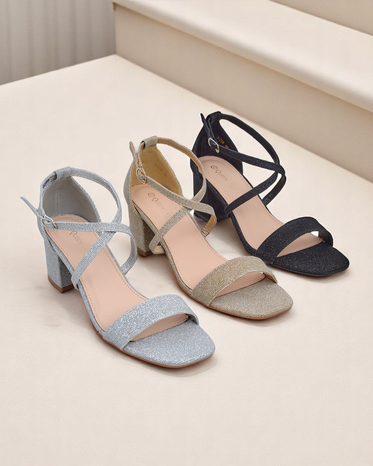 Sandali Royalfashion Callista Nero s peto ženski blago velikost 41