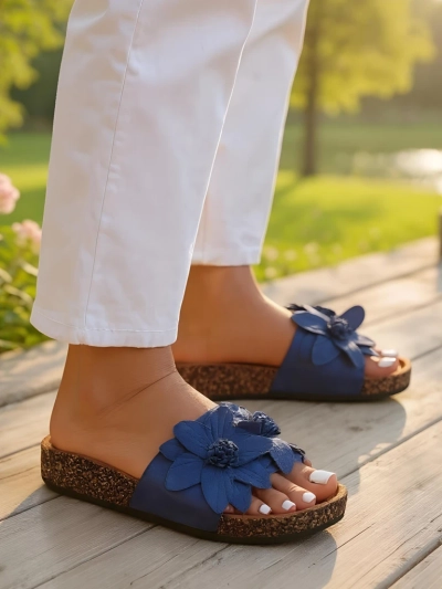 Sandále Royalfashion pre ženy s kvetmi Foules