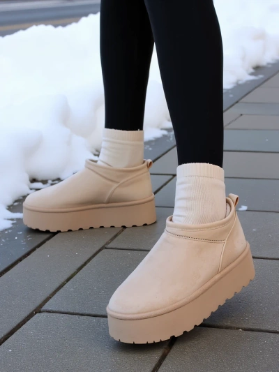 Royalfashion Dámske krátke čižmy a'la snow boots Ozozi