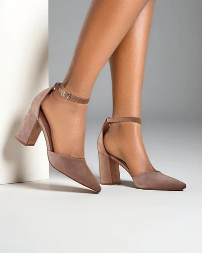 Royalfashion Dámske pumps z ecovlneného materiálu Caldeno