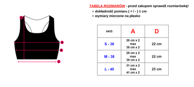 Detská čierna športová podprsenka - Spodná bielizeň