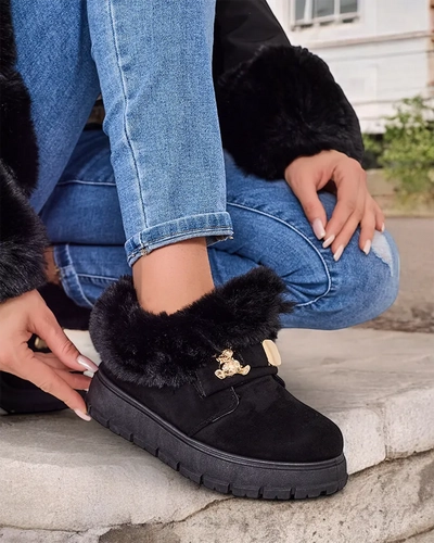 Royalfashion Dámske krátke čižmy a'la snow boots Dobis