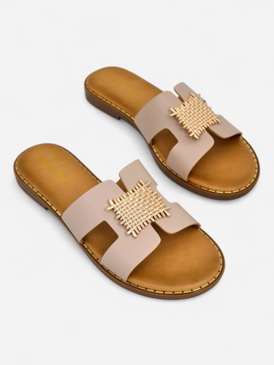 Royalfashion dámske dekoratívne šľapky s ornamentom Crattes