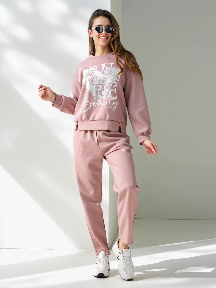 Royalfashion Dámsky viskózový set s potlačou