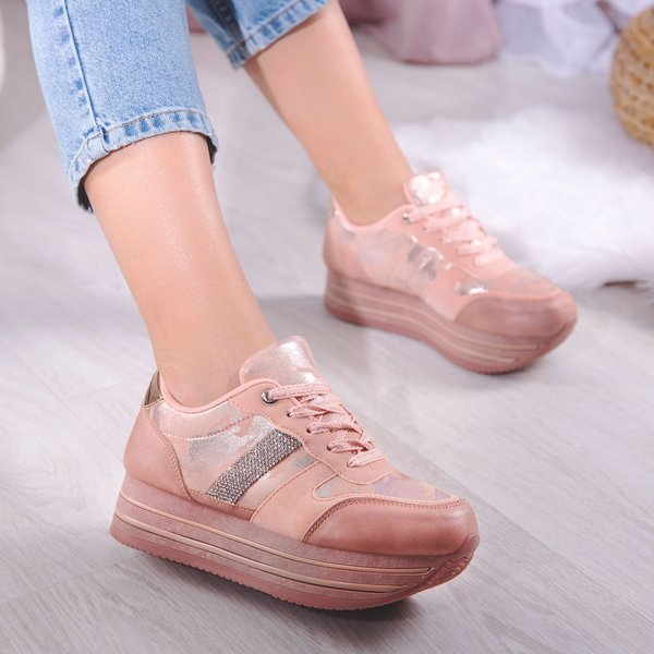 Joachimove ružové tenisky na platforme - Obuv