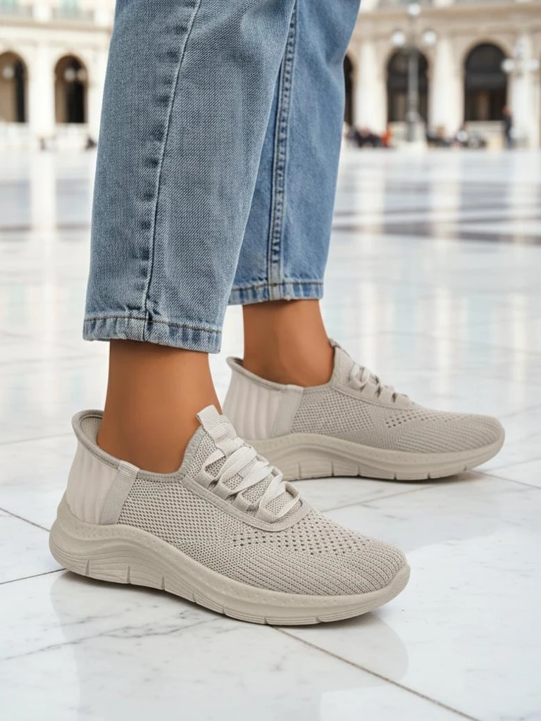 Royalfashion Dámske šľapky z textilu Arrate