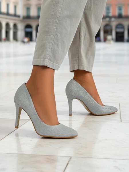 Royalfashion Glitter dámske stiletto opätky Enen