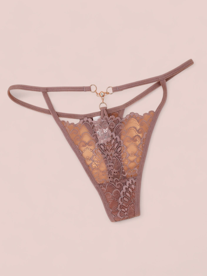 Royalfashion Čipkované dámske tangá