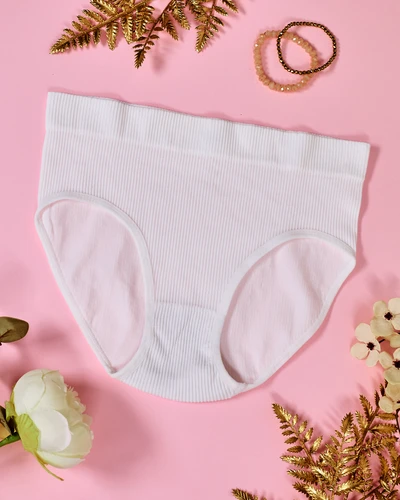 Royalfashion Dámske rebrované nohavičky VEĽKOSTI PLUS