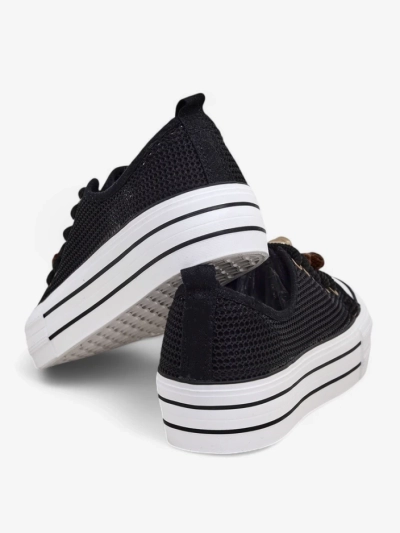 Royalfashion Dámske perforované tenisky s dekoráciami Osdo