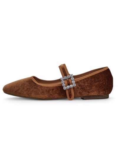 Royalfashion Dámske baleríny a' la zamat s prackou a remienkom Enribes