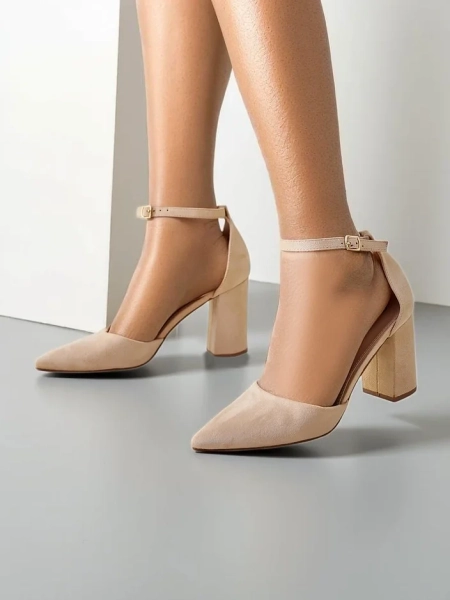 Royalfashion Dámske pumps z ecovlneného materiálu Caldeno