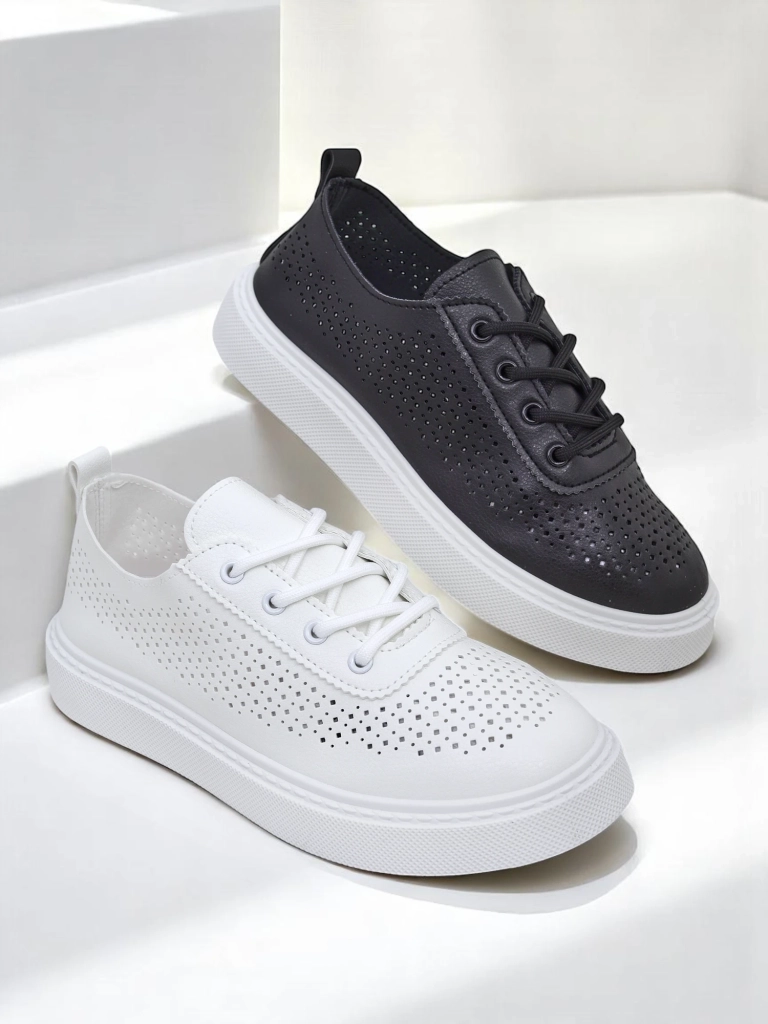 Royalfashion dámske ażurowé športové šnúrovacie topánky Adette