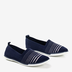 Navy slip-on tenisky Yeqa - Obuv 1