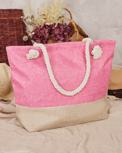 Royalfashion Látková taška s dovolenkovým vzorom na rameno