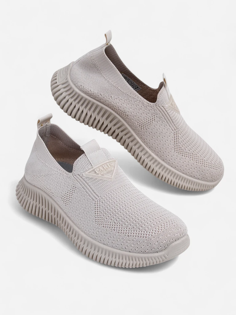 Royalfashion Wsuwane damskie materiałowe buty sportowe Serra