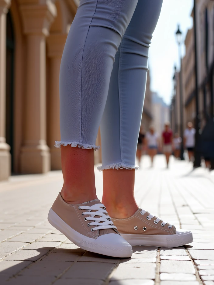 Royalfashion Dámske klasické šnurovacie tenisky Ogisea