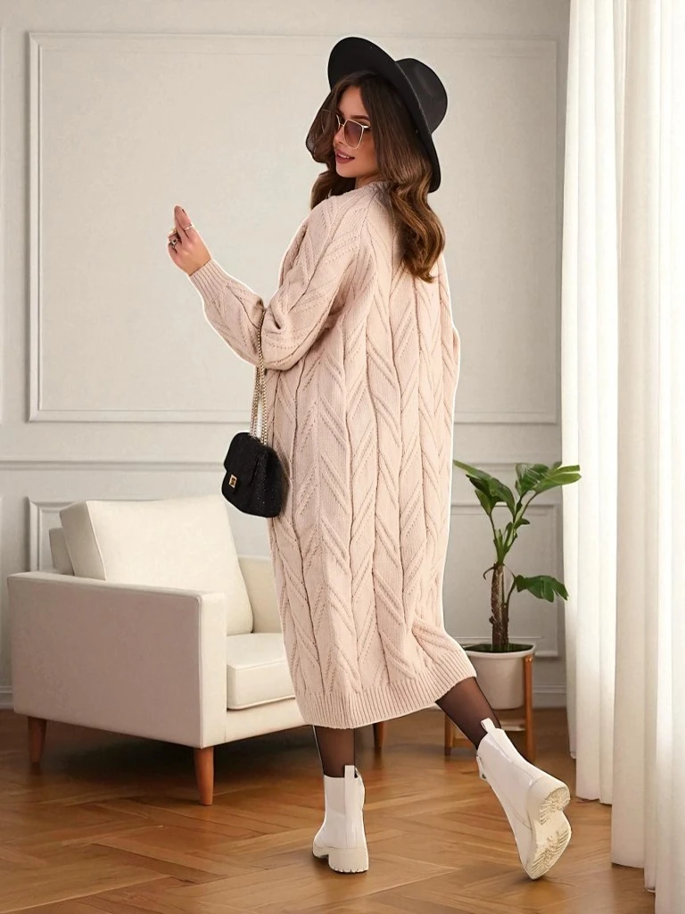 Royalfashion Pletená dámska kardigán