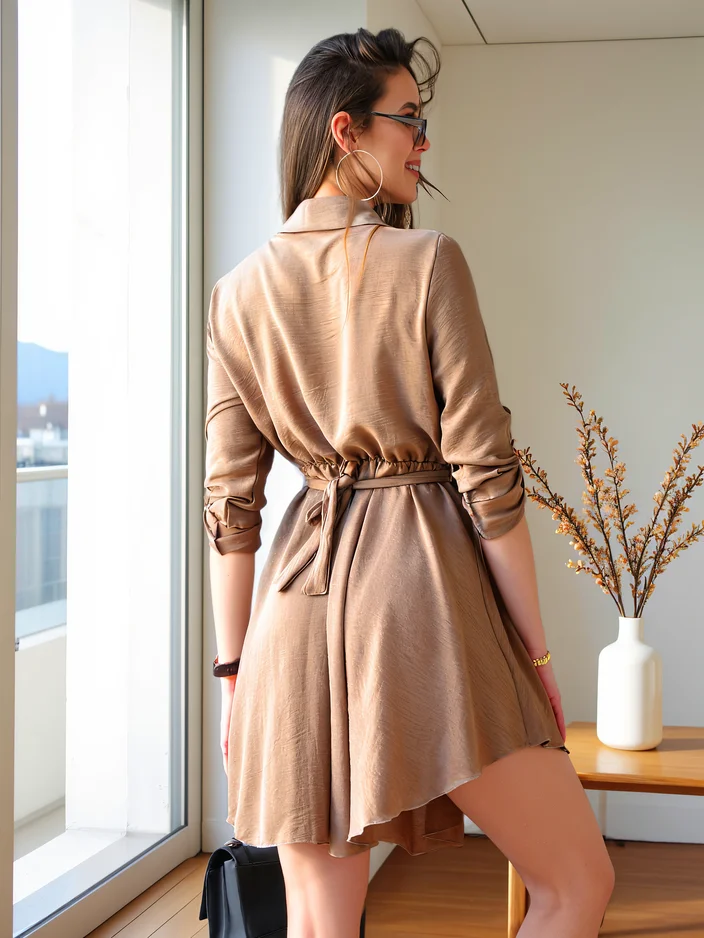 Royalfashion Elegantné dámske šaty po kolená