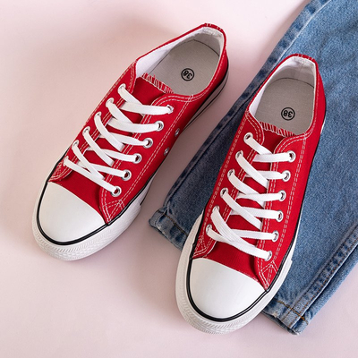 Dámske červené tenisky Gabrela - Obuv