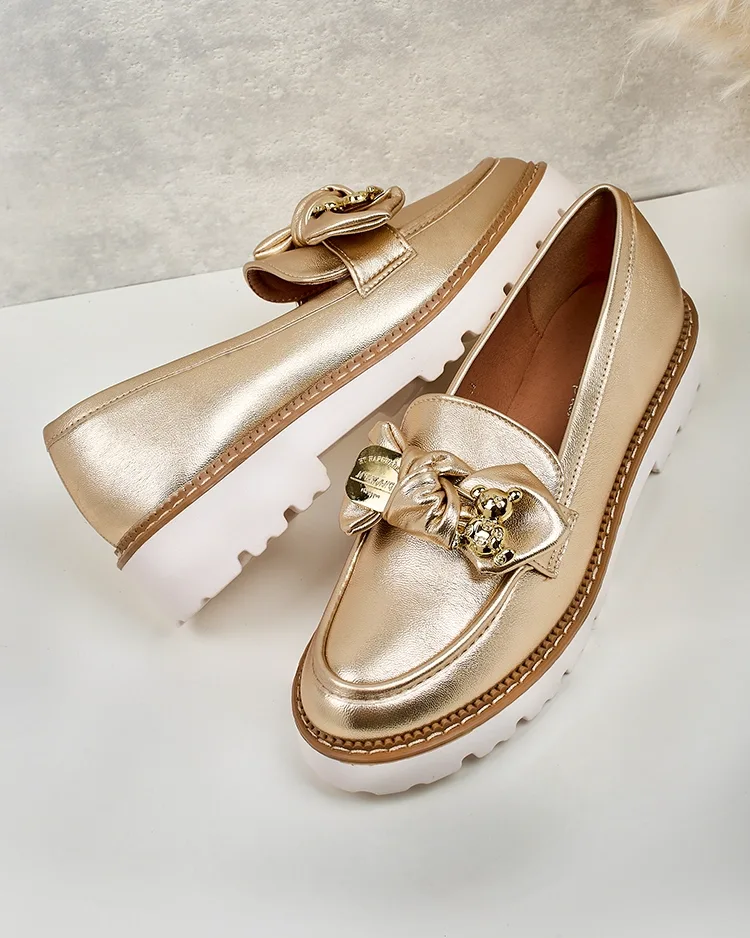 Royalfashion Dámske mokasíny s mašľou Ezizer