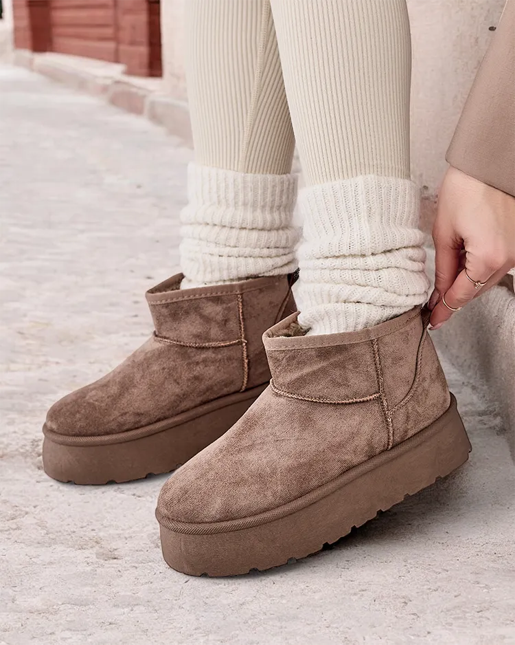 Royalfashion Krátke topánky pre ženy na sneh Hawanni