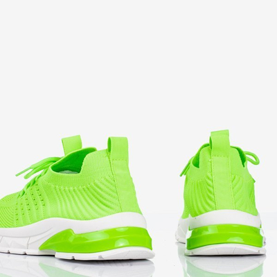 Neon zelené dámské sportovní boty Brighton - Footwear 1