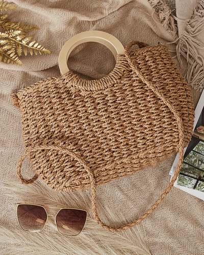 Royalfashion Round Straw Bag by Nils