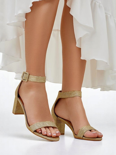 Royalfashion Glitrové dámske sandále Montrea