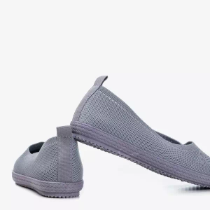 OUTLET Šedé dámske slip-on tenisky Vlora - Obuv