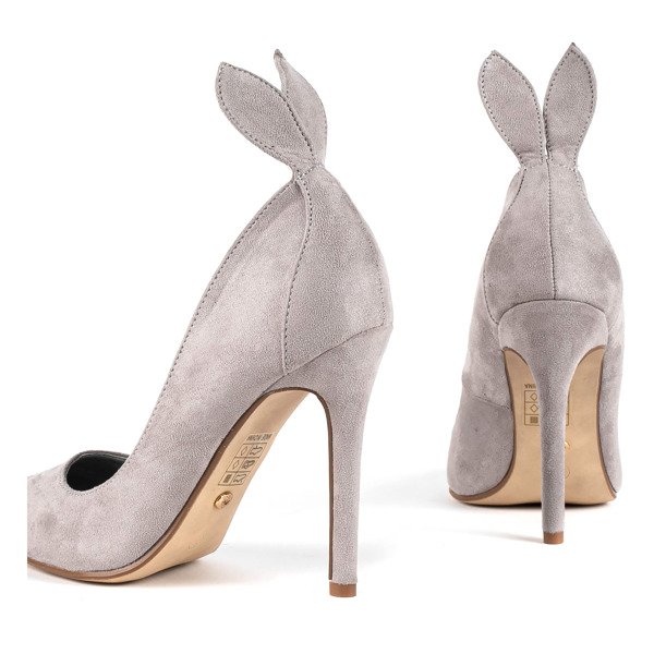 Šedá čerpadla na vysokém podpatku s podpatky Felisiti - Obuv 1