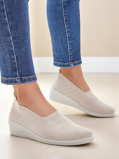 Royalfashion Dámske mokasíny na nízkej wedge Epoles