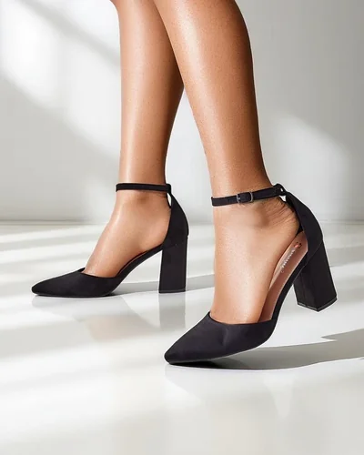 Royalfashion Dámske pumps z ecovlneného materiálu Caldeno