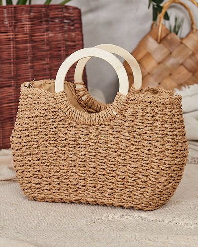 Royalfashion Round Straw Bag by Nils