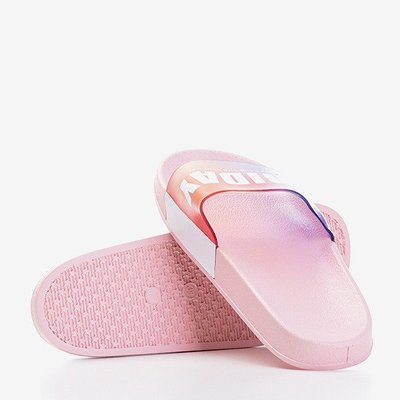 Dámske ružové šľapky piatok - Obuv