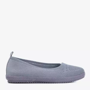 OUTLET Šedé dámske slip-on tenisky Vlora - Obuv