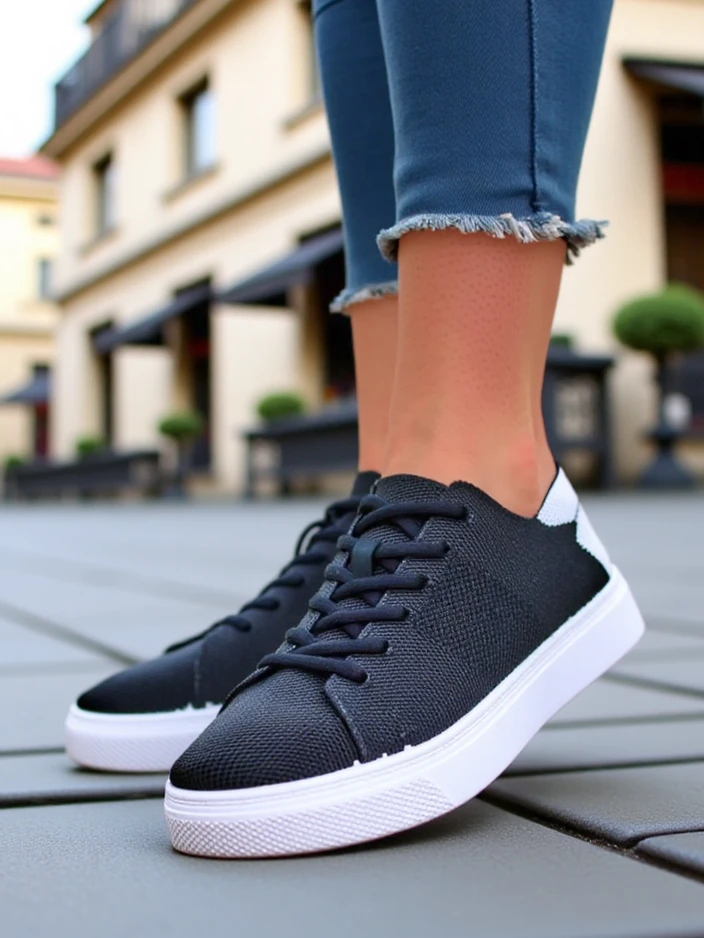 Royalfashion Dámske textilné športové topánky Esellaf