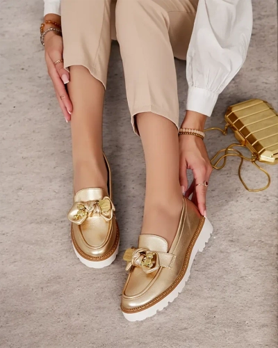 Royalfashion Dámske mokasíny s mašľou Ezizer