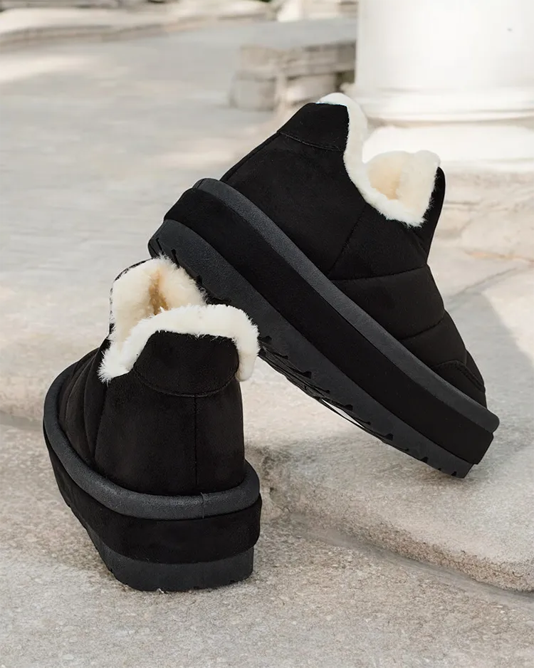 Royalfashion Dámske krátke čižmy Zoeno a'la snow boots