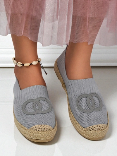 Ženske espadrile Callista Verde – semiš, raven podplat, zelene