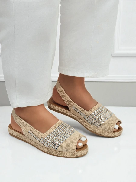Dámske espadrilky so štrasom Belle Sparkle