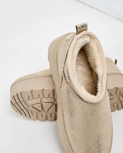 Royalfashion Dámske krátke čižmy a'la snow boots Ozozi