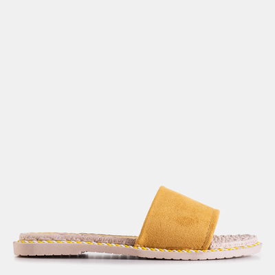 Žlté dámske papuče Ysia - Obuv